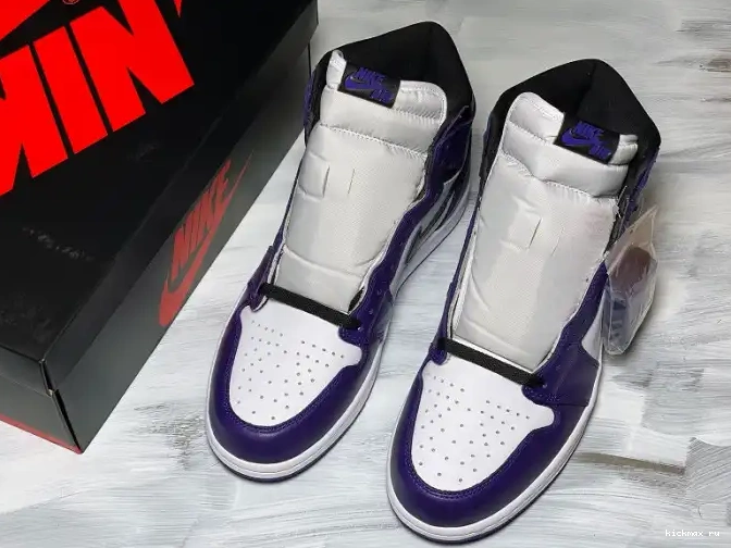 Cheap MAX High OG Purple Jordan 1 555088-500 Air Court 0614